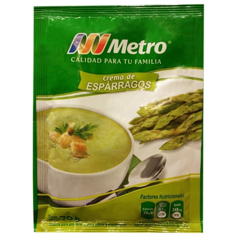 Crema de espárragos Metro 70gr Crema de espárragos Metro 70gr