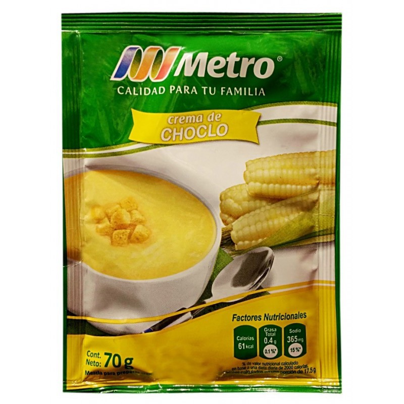 Crema de choclo metro 70gr Crema de choclo metro 70gr