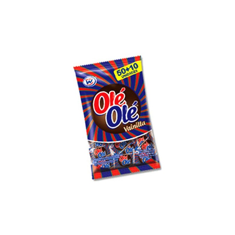 Olé Olé Marshmallow Vainilla Bañado de Chocolate 50 unidades 