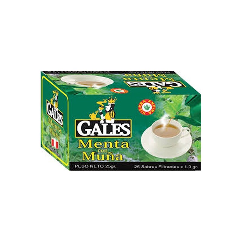 Infusion Menthe avec Muña (herbe andine) 25 sachets 25g