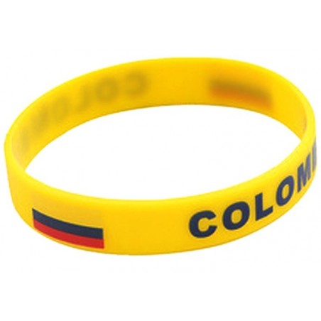 Bracelet en silicone Colombie une piÃ¨ce