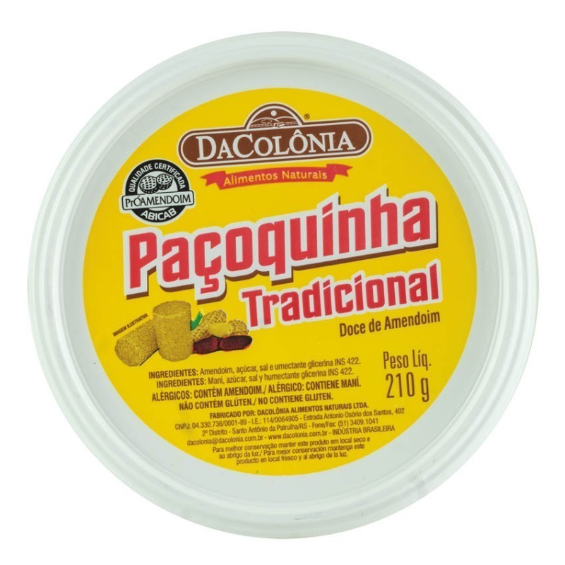 Friandise BrasiliÃ¨nne PaÃ§oquihna Tradicional 210g