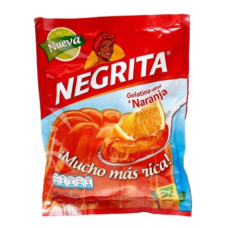 Gelatina de naranja La Negrita 160g