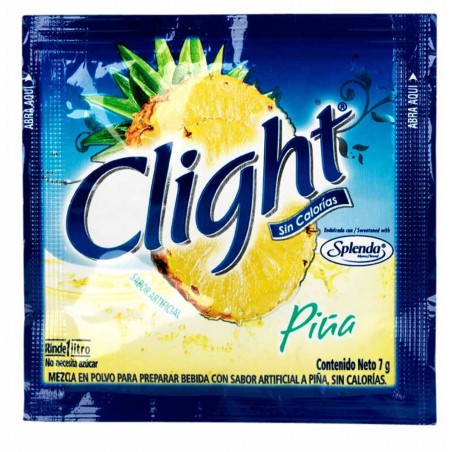 Bebida Instantánea en polvo Clight Piña con Splenda 7gr