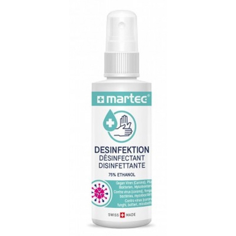 Desinfectante para manos y superficies Martec 75% ethanol Desinfectante para manos y superficies Martec 75% ethanol