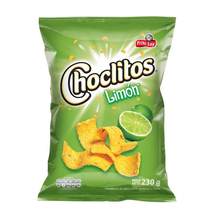 Snack Pasabocas De MaÃ­z Choclitos LimÃ³n Frito Lay x 230g