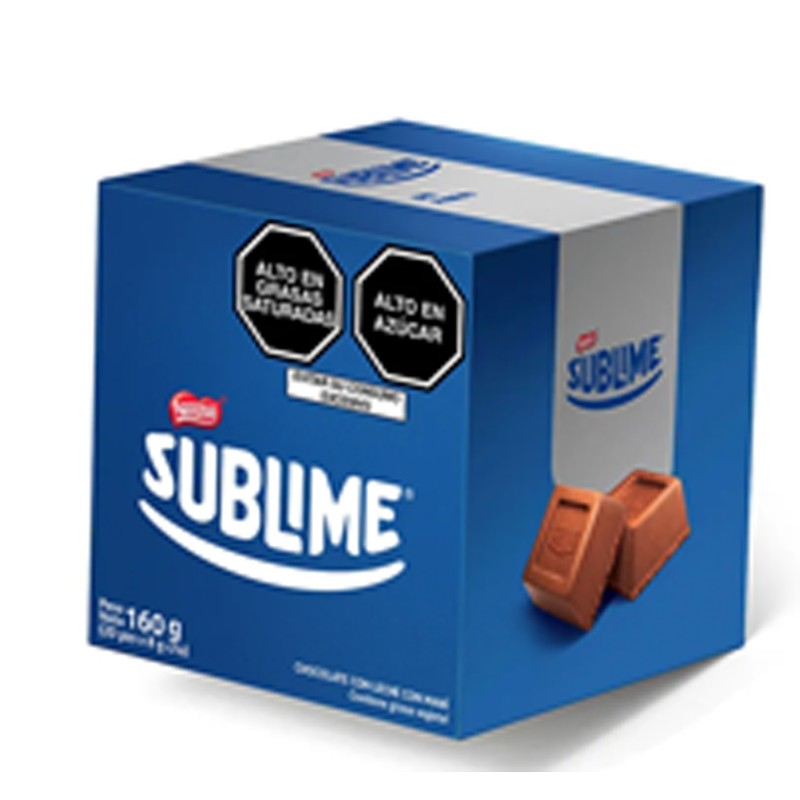 Chocolate NESTLÉ SUBLIME SPECIAL BOX Relleno con maní Caja 20Un Chocolate NESTLÉ SUBLIME SPECIAL BOX Relleno con maní Caja 20Un