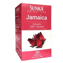 Infusión SUNKA Jamaica Caja 20 bolsitas filtrantes