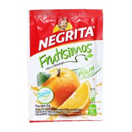 Refresco Instantáneo La Negrita Frutísimos Naranja con Stevia Sobre 35 g