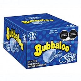 Bubbaloo mora azul cajax74