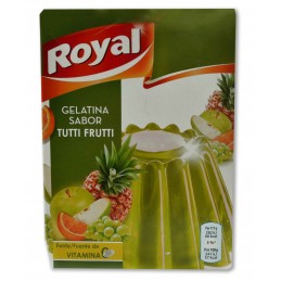 Gelatina Tutti Frutti  "Royal"  - Tamaño Familiar   117gr