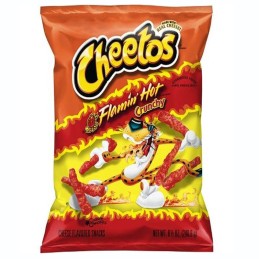 Cheetos flaming hot crunch