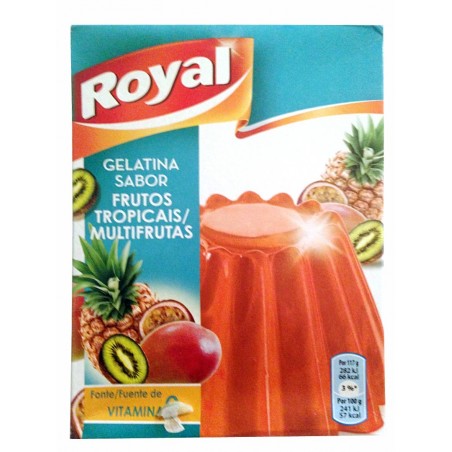 Gelatina Frutos Tropicales  "Royal"  - Tamaño Familiar  117gr