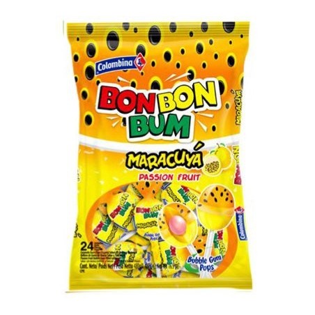 Bon Bon Bum Maracuya- Bolsa 24 unidades 