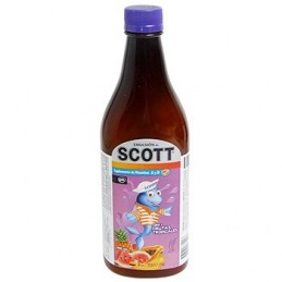 Aceite de Bacalao Scott Emulsion - Frutas tropicales 200ml