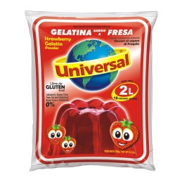 Gelatina de fresa "Universal"  - Tamaño Familiar    250gr