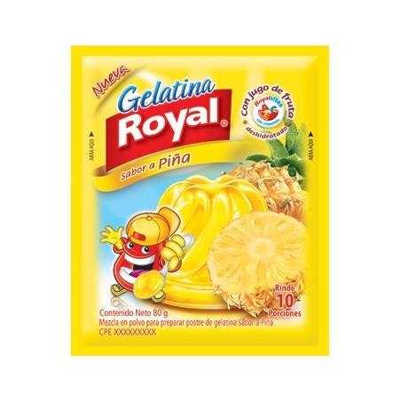 Gelatina Royal PiÃ±a 160gr