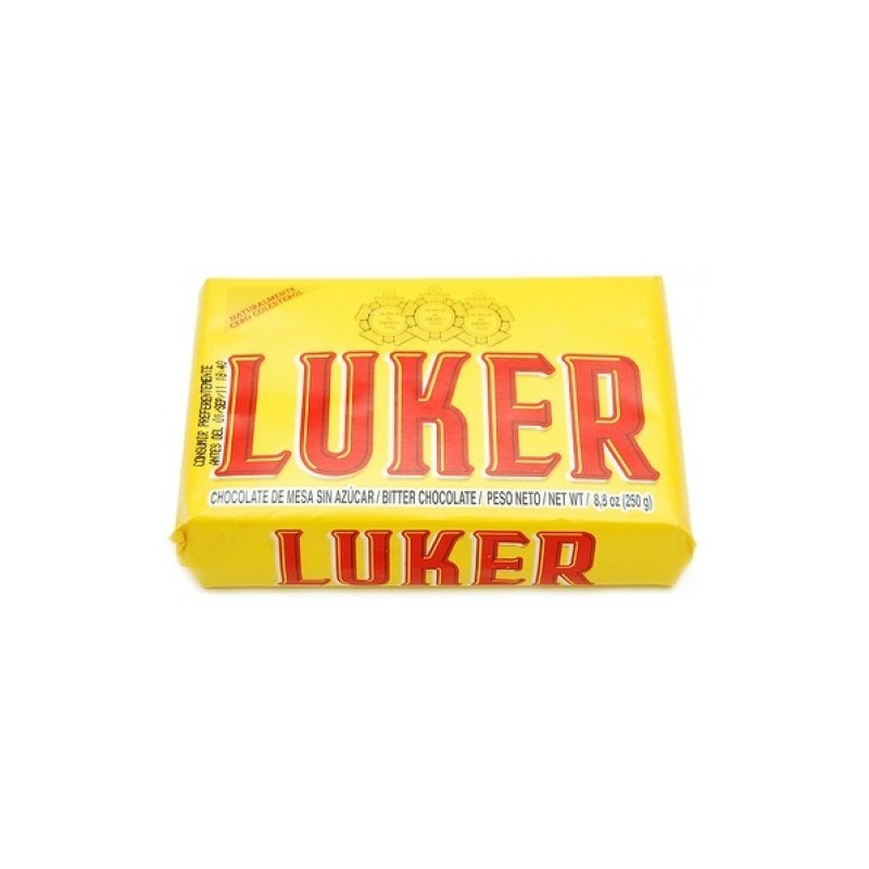 Bitter Chocolat sans sucre Luker 250g