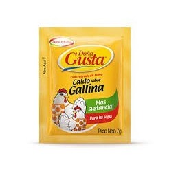Dona Gusta Caldo sabor a Gallina  en polvo 7g 